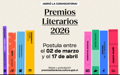 Ministerio de las Culturas abre convocatoria de los Premios Literarios 2026 y conmemora 20 años del Premio Roberto Bolaño